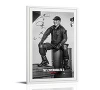 LINTEZHG JET LI THE EXPENDABLES 3 SIGNED Poster Peinture décorative sur toile Art mural pour salon, chambre à coucher, art mural, impression murale, moderne, décoration de chambre familiale, 30 x 45