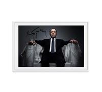LINTEZHG KEVIN SPACEY HOUSE OF CARDS SIGNED Poster Peinture décorative sur toile Art mural pour salon, chambre à coucher, art mural, impression photo moderne, décoration de chambre familiale, 50 x 75