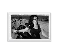 LINTEZHG MAGGIE SIFF SONS OF ANARCHY SIGNED Poster décoratif sur toile, art mural, pour salon, chambre à coucher, impression murale, moderne, décoration de chambre familiale, 50 x 75 cm
