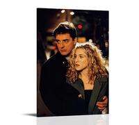 LINTEZHG Sex And The City Movie Cast Poster Peinture décorative sur toile Art mural pour salon, chambre à coucher, art mural, impression d'image moderne, décoration de salle familiale, 40 x 60 cm
