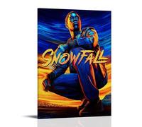 LINTEZHG Snowfall Tvshow Art Poster Peinture décorative sur toile Art mural pour salon, chambre à coucher, art mural, impression d'image moderne, décoration de salle familiale, 40 x 60 cm