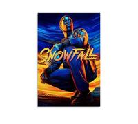 LINTEZHG Snowfall Tvshow Art Poster Peinture décorative sur toile Art mural Salon Poster Chambre Peinture d'art mural Impression d'image moderne Décoration de chambre familiale 60 x 90 cm