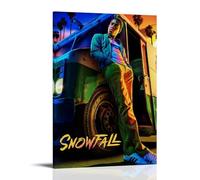 LINTEZHG Snowfall Tvshow Poster Peinture décorative sur toile Art mural Salon Poster Chambre Peinture d'art mural Impression d'image moderne Décoration de salle familiale 60 x 90 cm