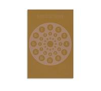 LINTEZHG The Circle of Fifths Poster jaune Peinture décorative sur toile Art mural pour salon, chambre à coucher, art mural, impression d'image moderne, décoration de salle familiale, 60 x 90 cm