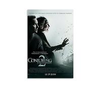 LINTEZHG The Conjuring 2 Poster d'art de film Peinture décorative sur toile pour salon, chambre à coucher, art mural, impression d'image moderne, décoration de salle familiale, 50 x 75 cm