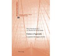 L'intime et l'apprendre La question des langues vivantes - Marie Berchoud - Peter Lang - broché - Livre