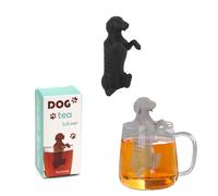 LINTRA 2 Pièces Infuseur à Thé, Silicone Filtre à Thé, Créatif Infuseur Thé Tasse, Forme de Chiot 3D, Boule a The Animaux Infuseur Thé Silicone pour Tasses à Thé, Théières, Cadeaux