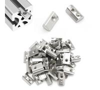 LINTRA 50 Stück Nutensteine M5 mit Kugel, Nut 8 T Nutenstein M5, 40-Serie Nutensteine Dachträger, Kohlenstoffstahl Nutstein für Aluprofil c Profil 3D Drucker CNC Europanorm