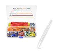 LINTRA 840 Pièces Breadboard Jumper Fil Kit, Sans Soudure Forme de U Breadboard Jumper Câble, 14 Tailles Câble Bread Board Fil, avec Pince Plastique, pour Dispositifs électroniques sur Breadboard