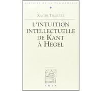 Recherches sur l'intuition intellectuelle de Kant à Hegel