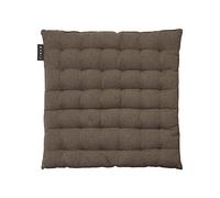 Linum PEPPER Coussin de Siege, Coton, Brun, 40 x 40 cm