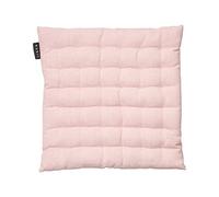 LINUM Pepper Elégante Galette de Chaise 40x40 cm, Coton, Lavable en Machine, Rose Poudre