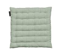 LINUM Pepper Elégante Galette de Chaise 40x40 cm, Coton, Lavable en Machine, Vert Clair Glacé