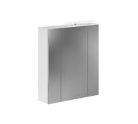 Linus armoir de salle de bain avec miroir 3 portes avec lumière brillant blanc,blanc.