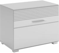 Linus banc avec stockage blanche.