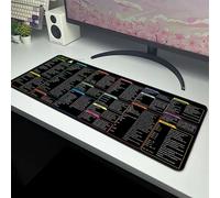 (Linux-900x400x3mm) Grand tapis de souris de jeu Ã motif de plante verte, taille XXL, pour le bureau