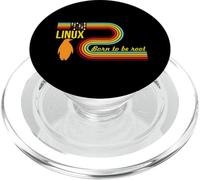 Linux Born to Be Root The Nerd Heaven pour Les scientifiques de l'ordinateur PopSockets PopGrip pour MagSafe