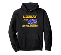 Linux et 42 est la réponse Humour drôle d'ordinateur Linux Sweat à Capuche