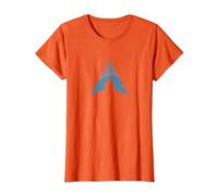 Linux Lovers Tee Arch Linux Vintage usé Logo Open Source Os T-Shirt, Femme, Orange, XS