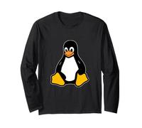 Linux Mascot Tux The Penguin Manche Longue