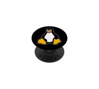 Linux Mascot Tux The Penguin PopSockets PopGrip Adhésif