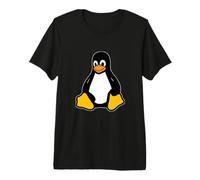 Linux Mascot Tux The Penguin T-Shirt Haut de Gamme