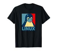 Linux Tux Penguin Graphic Design T-Shirt