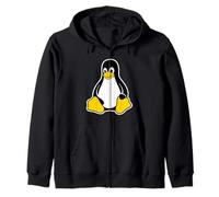 Linux Tux Penguin Mascot Open Source Software Engineer Sweat à Capuche