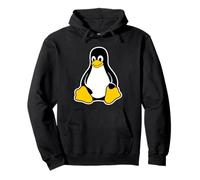 Linux Tux Penguin Mascot Open Source Software Engineer Sweat à Capuche