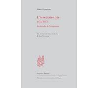 L'inventaire Des A Priori - Recherche De L'originaire