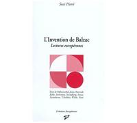 L'invention De Balzac - Lectures Européennes