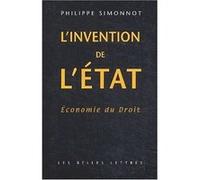 L'Invention de l'état Philippe Simonnot (Auteur)