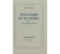 Alain Dieckhoff – L'invention d'une nation – Israël et la modernité politique