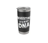 L'investissement est inscrit dans mon ADN CEO Boss Retro Hustle Entrepreneur Gobelet isotherme en acier inoxydable double paroi