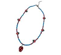 Linvimia Adorable collier de perles en forme de fraise élégant et léger pour un usage quotidien