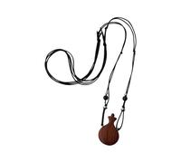 Linvimia Collier de perles en bois présentant une bouilloire exquise et un pendentif gourde, Option parfaite, chaîne de perles en bois faite à la main