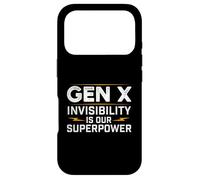 L'invisibilité de la génération X est Notre Superpuissance - Génération X Gen Xer Coque pour iPhone 17 Pro