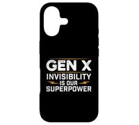 L'invisibilité de la génération X est Notre Superpuissance - Génération X Gen Xer Coque pour iPhone 17