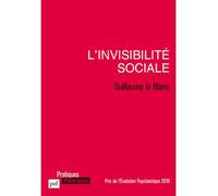 L'invisibilité sociale - Guillaume Le Blanc - Puf - broché - Etude