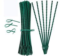 linvshi shop 100 Pieces 170 mm Attache de Plante Liens Réglables de Jardinage,Attache et Soutien pour Plantes,Attaches de Câble de Jardin pour Aider à Soutenir Les Plantes,Vignes Jardinage