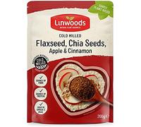 Linwood Lot de 4 graines de lin, chia, pomme et cannelle
