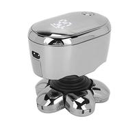linxiaojix Rasoir Tête Chauve, Tondeuse Électrique IPX6 Étanche Ergonomique 6pcs Tête De Coupe Flottante Avec Brosse De Nettoyage Du Visage Pour Hommes Pour Salon De Coiffure