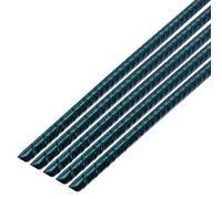 LINXIU Lot de 5 piquets d'ancrage au sol stables avec pointe de burin à l'extrémité pour poteaux de jardin, camping, tente, 5 pièces 38 cm