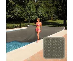 Linxor - Bâche à Bulles, Couverture Solaire découpable pour Piscine enterrée ou Hors Sol - 4 x 8 m - 300 microns - Gris - Plusieurs Tailles Disponibles