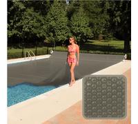 Linxor - Bâche à Bulles, Couverture Solaire découpable pour Piscine enterrée ou Hors Sol - 4 x 2 m - 300 microns - Gris - Plusieurs Tailles Disponibles