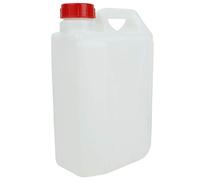 Bidon, jerrican en plastique (PEHD) pour usage alimentaire avec bouchon - 5L - Linxor