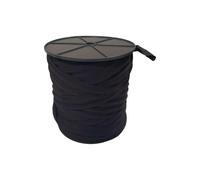 Linxor - Bobine de Lien en Lycra avec mandrin - 150 m - Noir