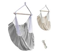 Linxor - Chaise hamac Suspendue avec système d'attaches - Plusieurs Coloris Disponibles