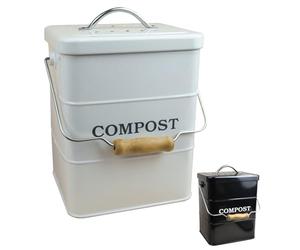 Linxor - Composteur, bac, Poubelle à Compost de Cuisine Rectangle - 3 L - Plusieurs Coloris