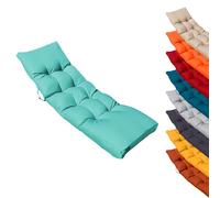 Linxor – Coussin matelassé pour bain de soleil transat 185 x 60 cm – Plusieurs coloris